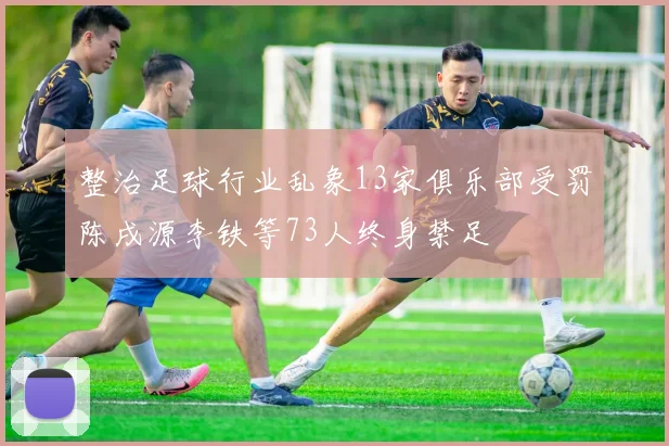 整治足球行业乱象13家俱乐部受罚陈戌源李铁等73人终身禁足